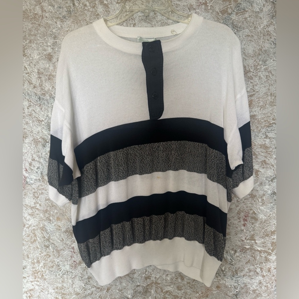 Uomo Mizar Sweater White Black